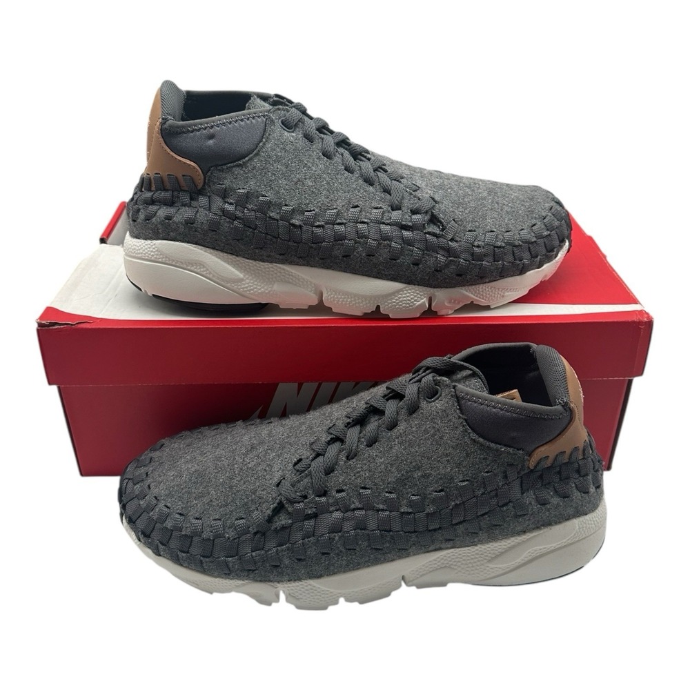 Nike Air Footscape Woven Chukka SE Shoes Mens 10.5 Dark Grey Sneakers 857874-002